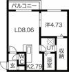 インフィニト平岸一条の間取り画像