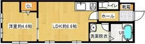 CASA西町グランデB棟の間取り画像