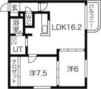メルシメゾンの間取り画像