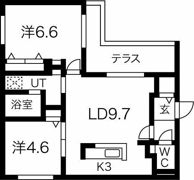 ルビア北16条の間取り画像