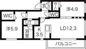 VEINTI ASTRO（ヴェンティアストロ）の間取り画像