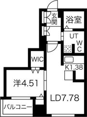 REGALO菊水二条の間取り画像