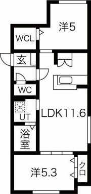 Advantage豊平（アドバンテージ）の間取り画像