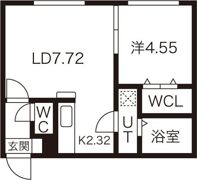 J-ecoa北27条の間取り画像