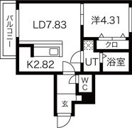 フォンテーヌ伏見の間取り画像
