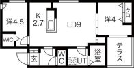 ブランシャール水車町の間取り画像