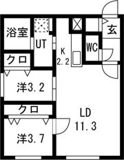 Ciel Serein円山 （シエルスラン円山）の間取り画像
