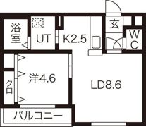 コムズ発寒の間取り画像