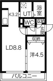 フレシールひばりヶ丘の間取り画像