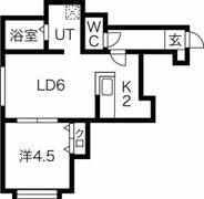 ティーズシンフォニーの間取り画像