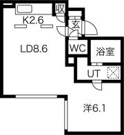 Ti amo S18の間取り画像