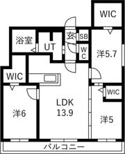 Alivis宮の森の間取り画像