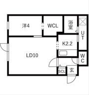 BLANC IRIS HIRAGISHIの間取り画像