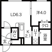 クロシェットの間取り画像
