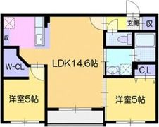 オルセーフラット西町南の間取り画像