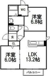 ライズの間取り画像