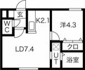 カレラ麻生の間取り画像