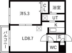 パークコート平岸の間取り画像