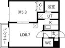 パークコート平岸の間取り画像