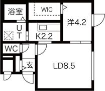 REVE SAPPOROの間取り画像