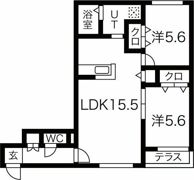 RIVIER発寒の間取り画像