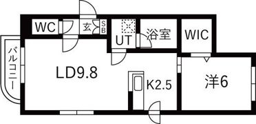NORD FIUME南7条（ノルドフューム）の間取り画像