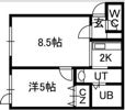 プラッツ南16条の間取り画像