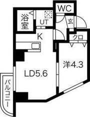 ラポム美園の間取り画像