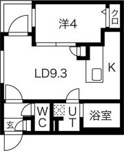 アルファスクエア西28の間取り画像