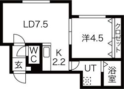 グランディール学園前アネックスの間取り画像