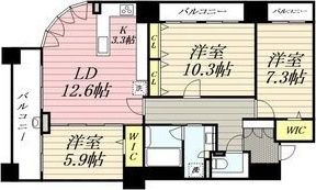 グランファーレ幌西グランデュールの間取り画像
