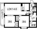 クレセール41の間取り画像