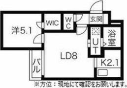 セルバテール南15条の間取り画像