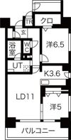 デュオヒルズ札幌Midの間取り画像