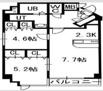 ペルドゥエープス美園の間取り画像