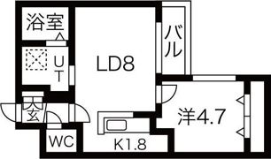ホクエイヒルズの間取り画像