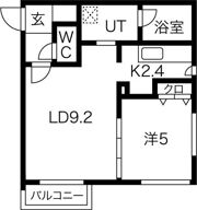 ミラネーゼ大谷地の間取り画像