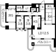 ライオンズマンション伏見公園の間取り画像