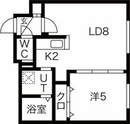 ラフィーネ近代美術館前の間取り画像