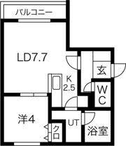 クラウドの間取り画像