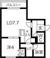 クラウドの間取り画像