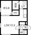エゾンス西線9条の間取り画像