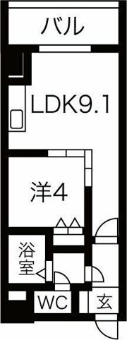 コートロティS15の間取り画像