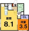 ヴィヴレN33の間取り画像