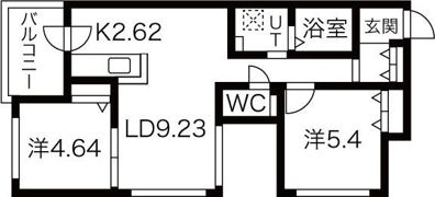 ミカエルアルファV（ミカエルアルファファイブ）の間取り画像