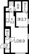 ブルーイング西町北の間取り画像