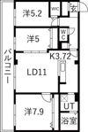 ミュンヘンスクエアII番館の間取り画像