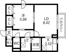 アークコート平岸の間取り画像