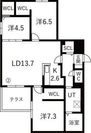 仮）SENNA北13東5MSの間取り画像
