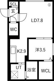 仮）SENNA北16東10MSの間取り画像